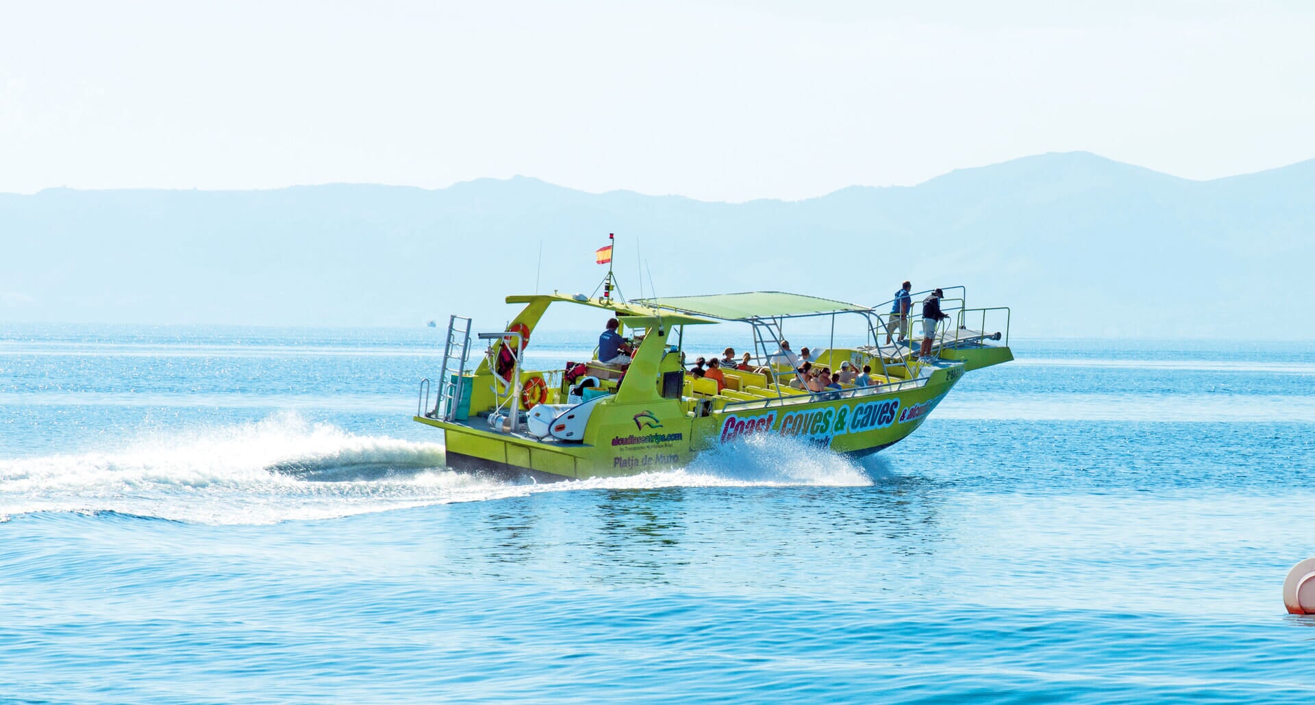 Beginn der Bootsausflug