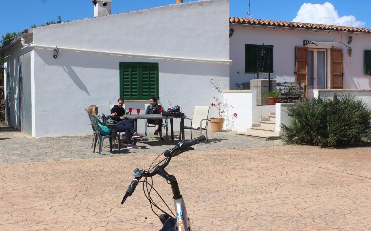 Aufenthalt des Radtour