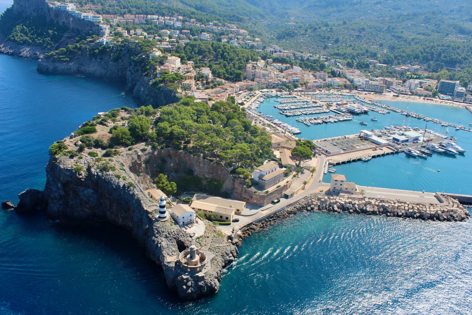 Ansichten aus dem Hubschrauber