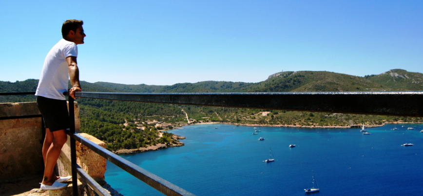 Blick von der Cabrera Schloss