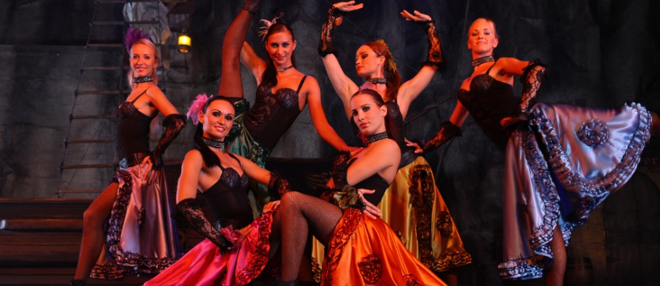 Tanzen Teil von Pirates Show