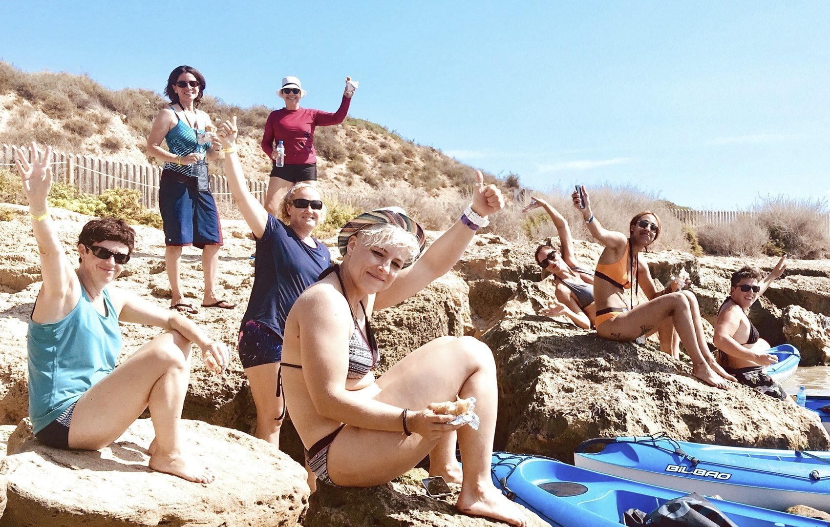 Leute auf dem Ausflug