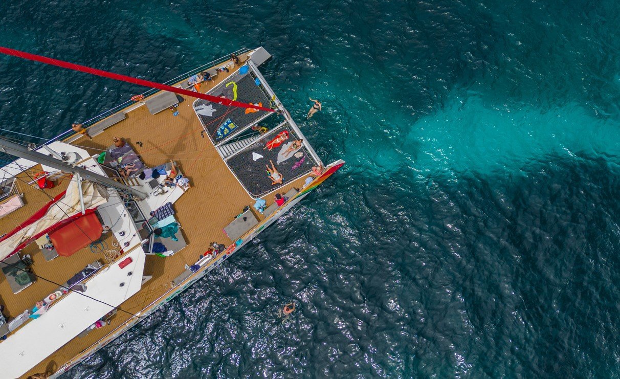 Sonnenuntergang auf See