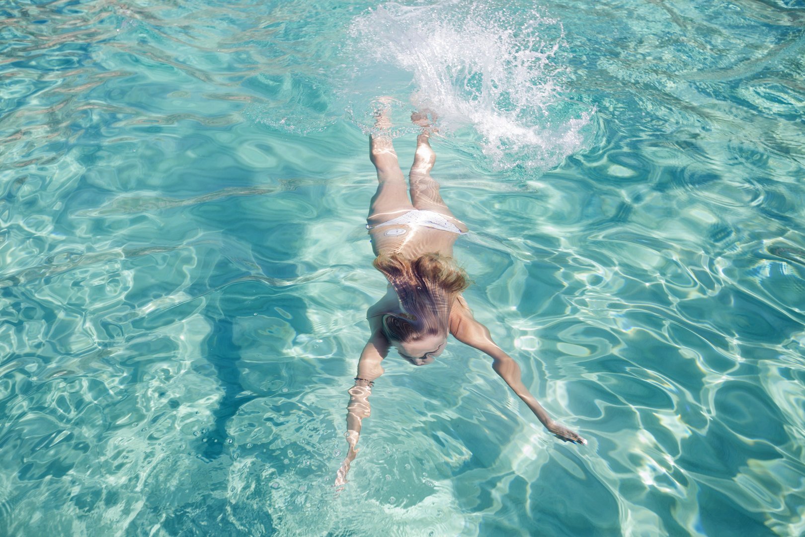 Stop zum Schwimmen auf dem Katamaran Tour Mallorca