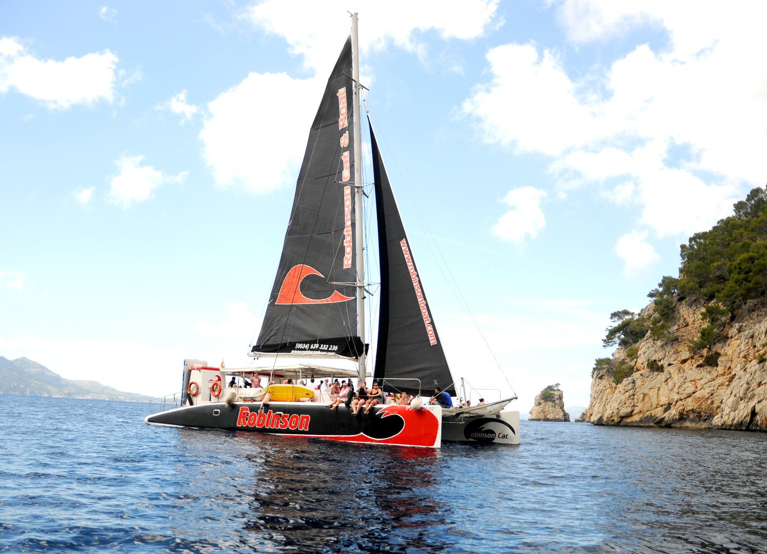 robinson cat in einer Bucht