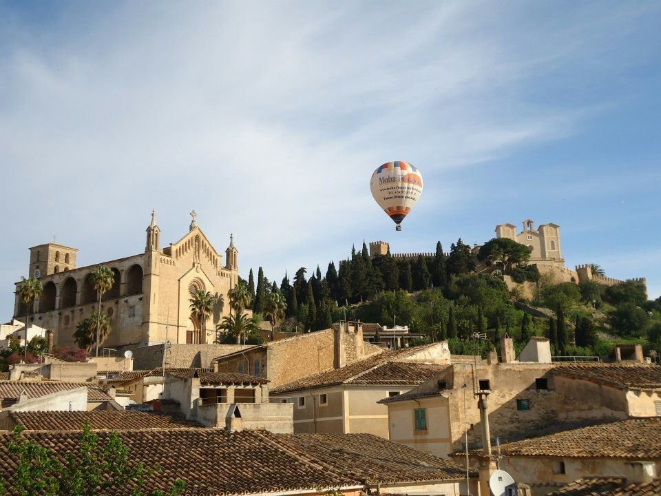 mallorca heissluftballon sonnenuntergang