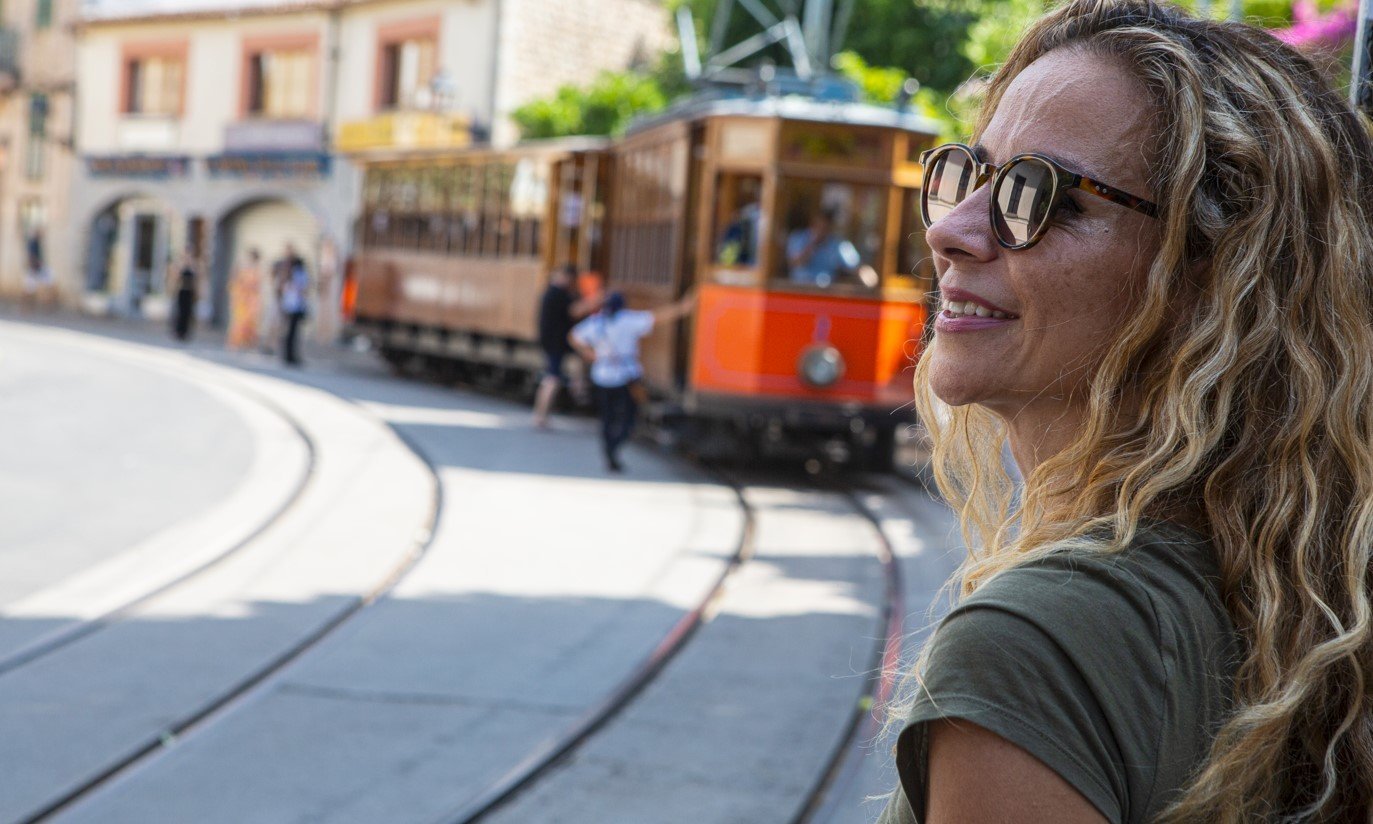 Tramstop in Soller