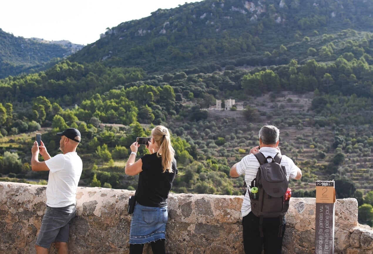 Aussichtspunkt in den Bergen