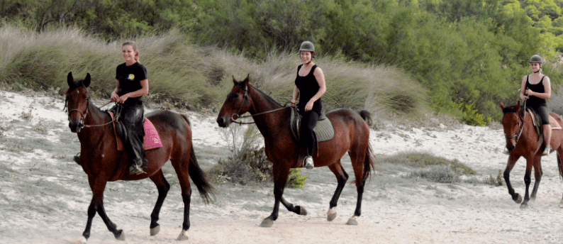 Reiten am Strand