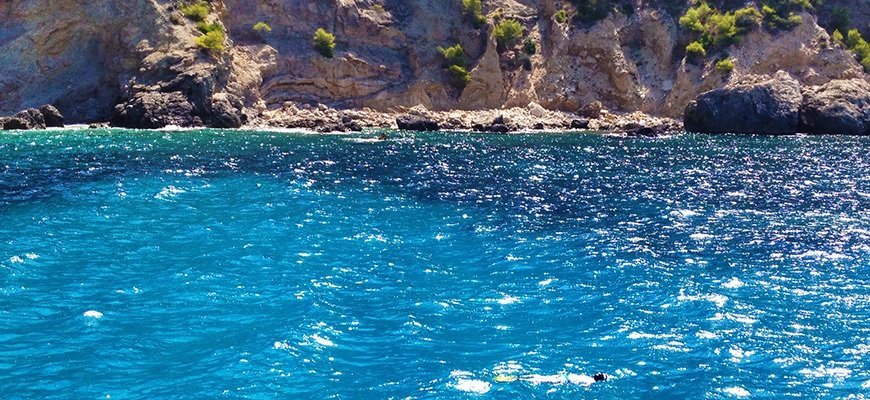 Blaues Wasser auf Mallorca