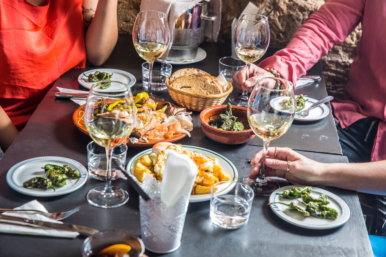 plato de jamón serrano