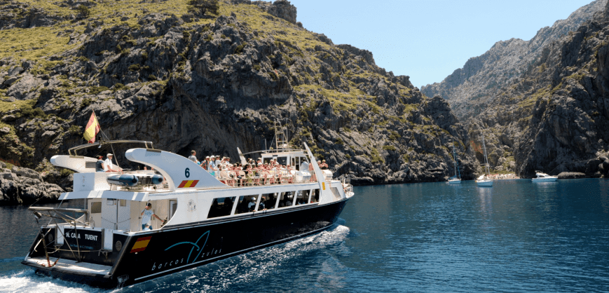 excursion en barco a sa calobra desde soller