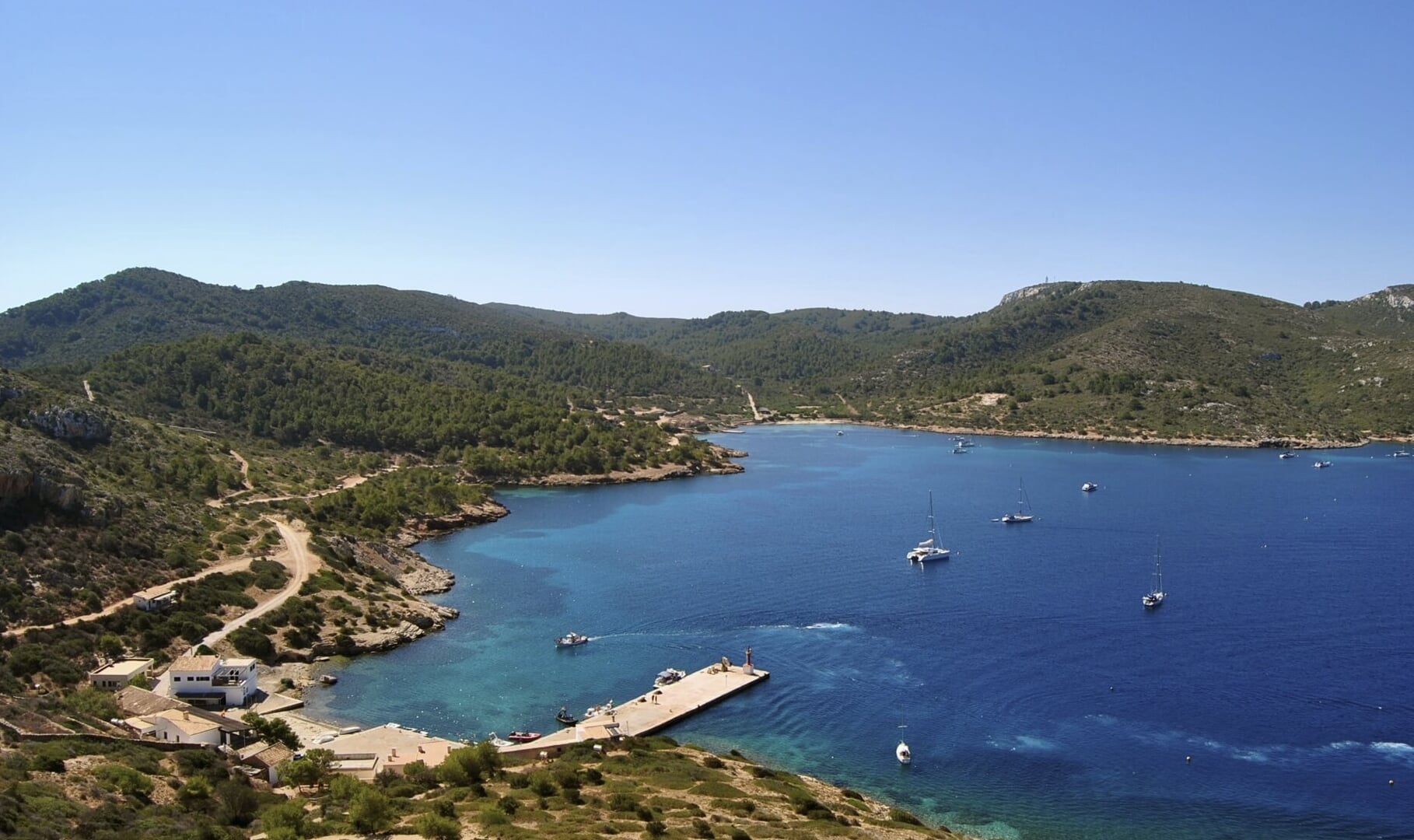 vista del archipielago de cabrera