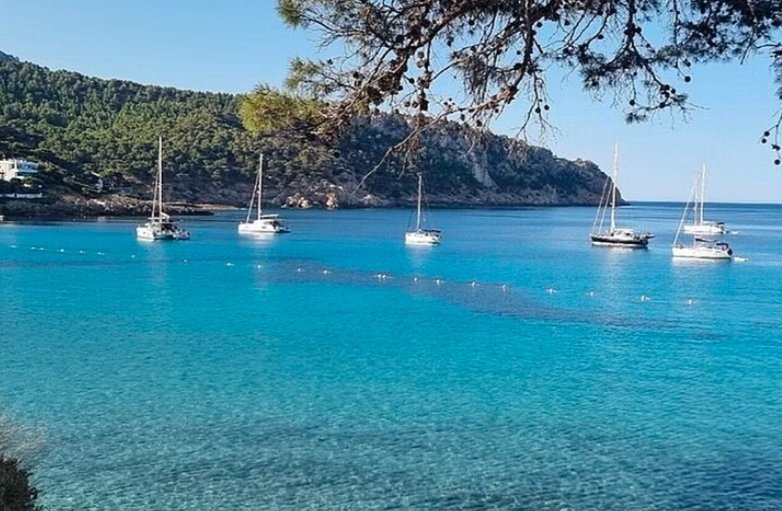 catamaran en cala vella