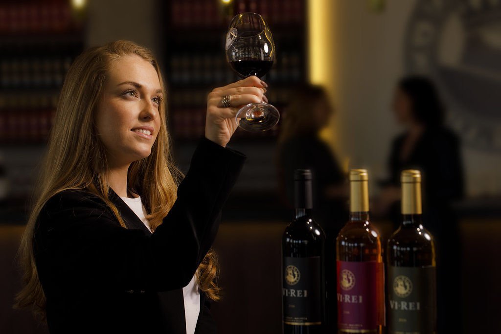 cata de vinos en la bodega