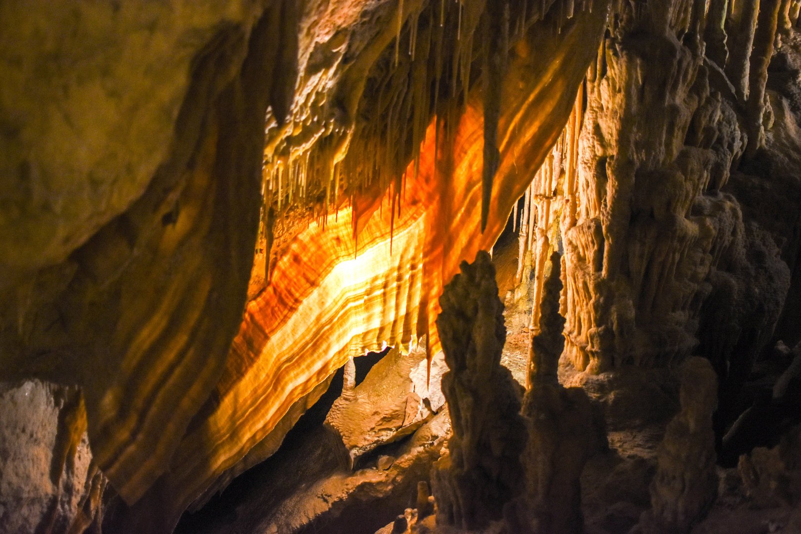interior de la gruta