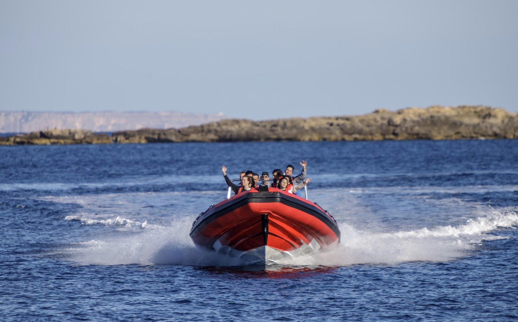a lo largo de la costa de Palma
