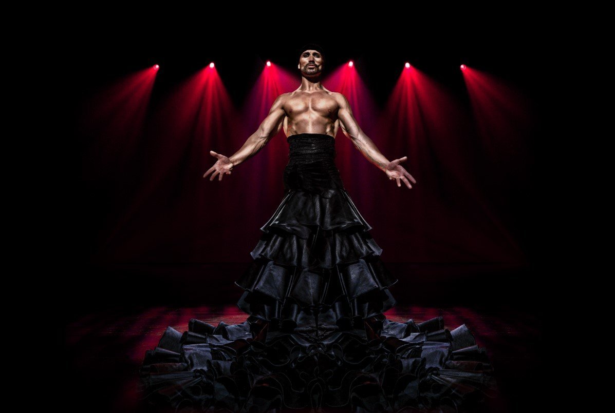 exhibit show bailarin flamenco en son amar