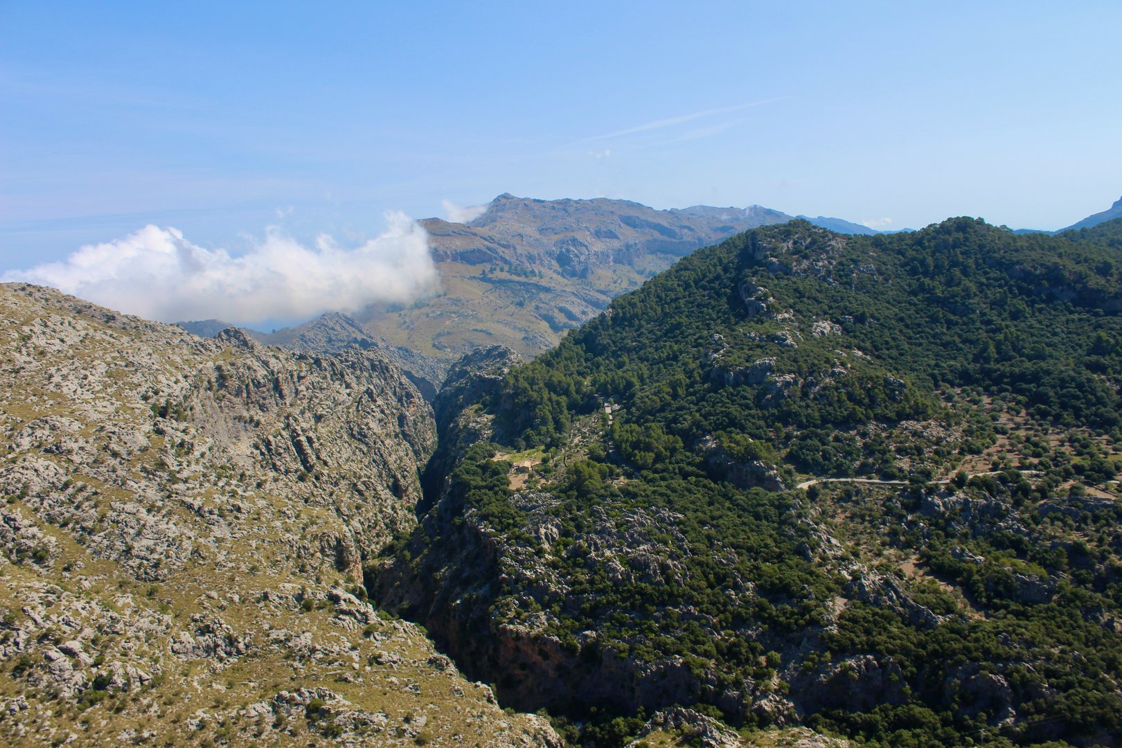 vuelo por la Tramuntana