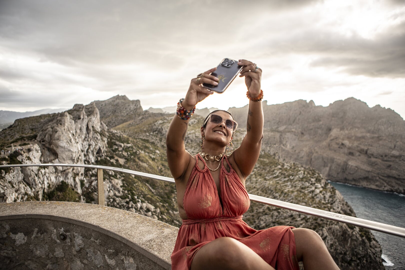 acantilados en la costa norte de Mallorca