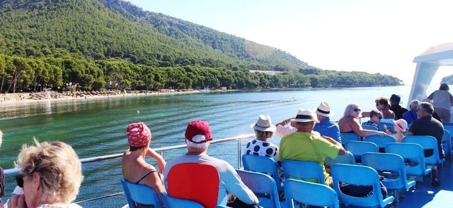 trayecto en barco Formentor-Puerto Pollensa