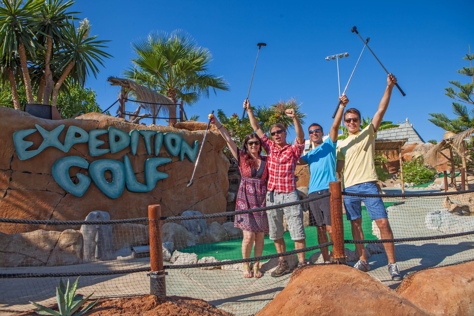 una de las atracciones en katmandu park