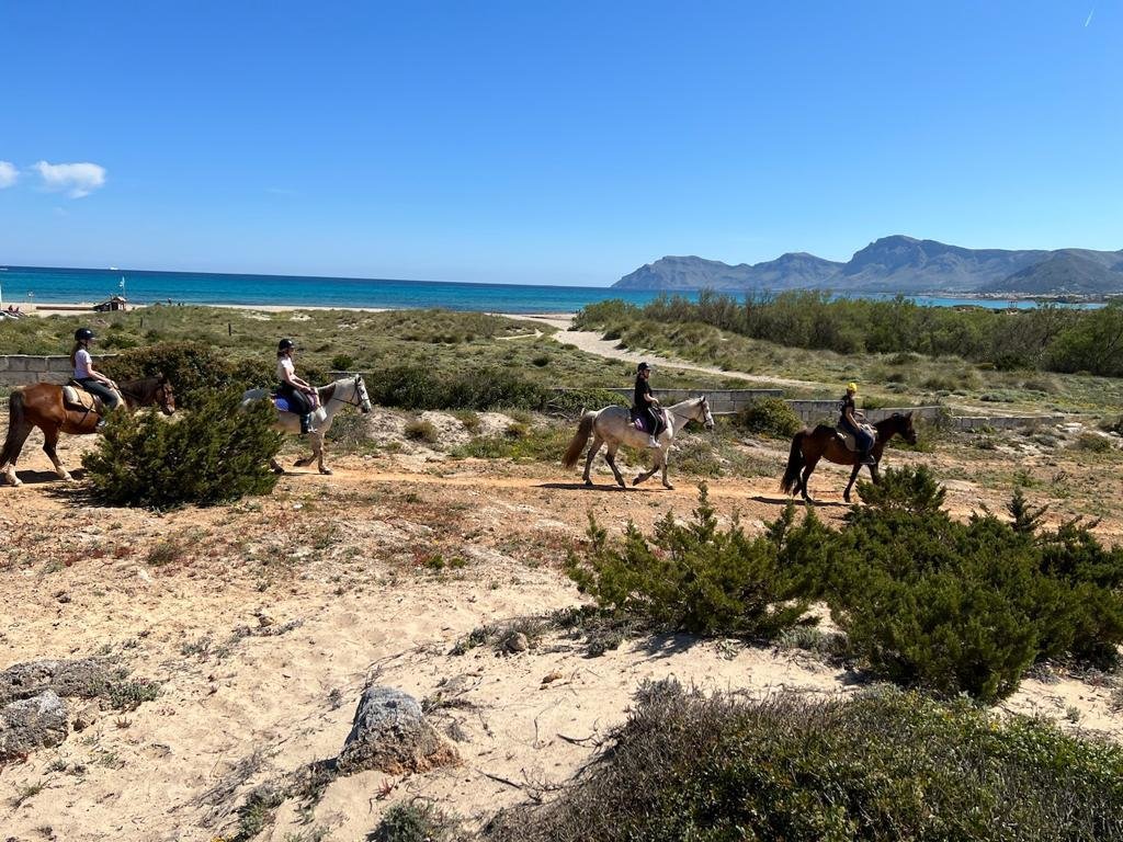 excursión a caballo