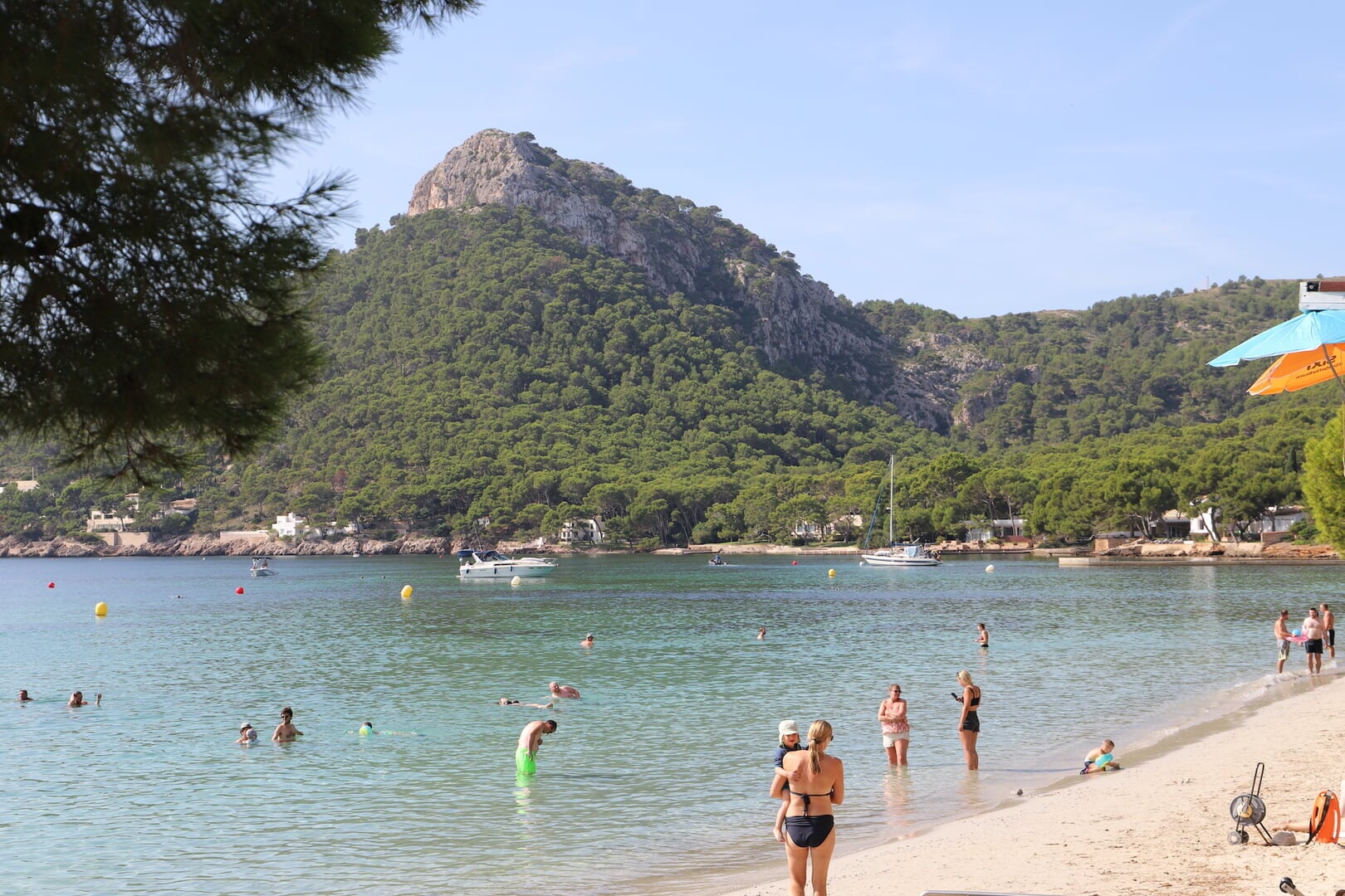 bañarse al Formentor playa