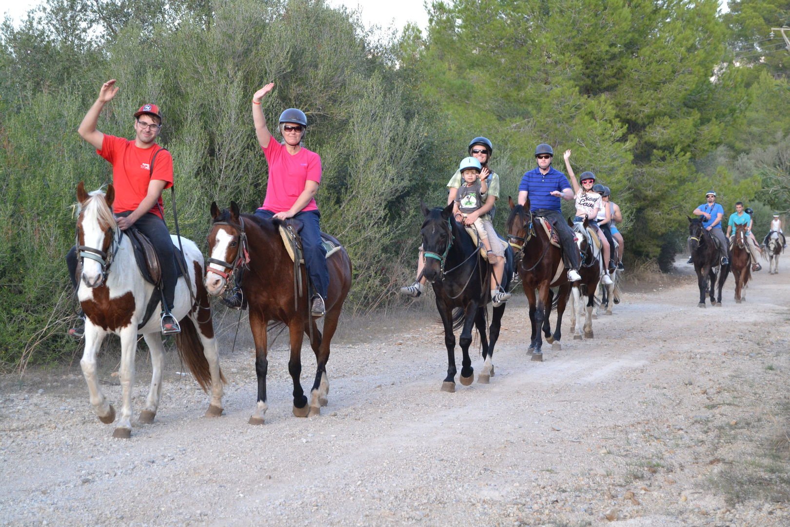 lugares para montar a caballo: alcudia