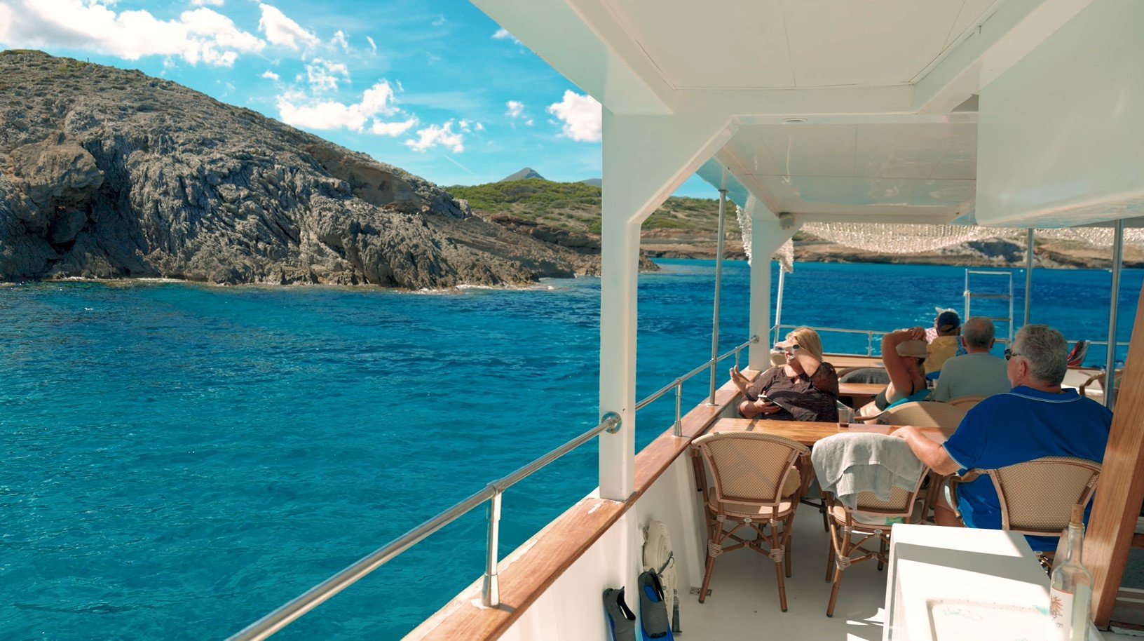 Paseo en barco desde cala ratjada