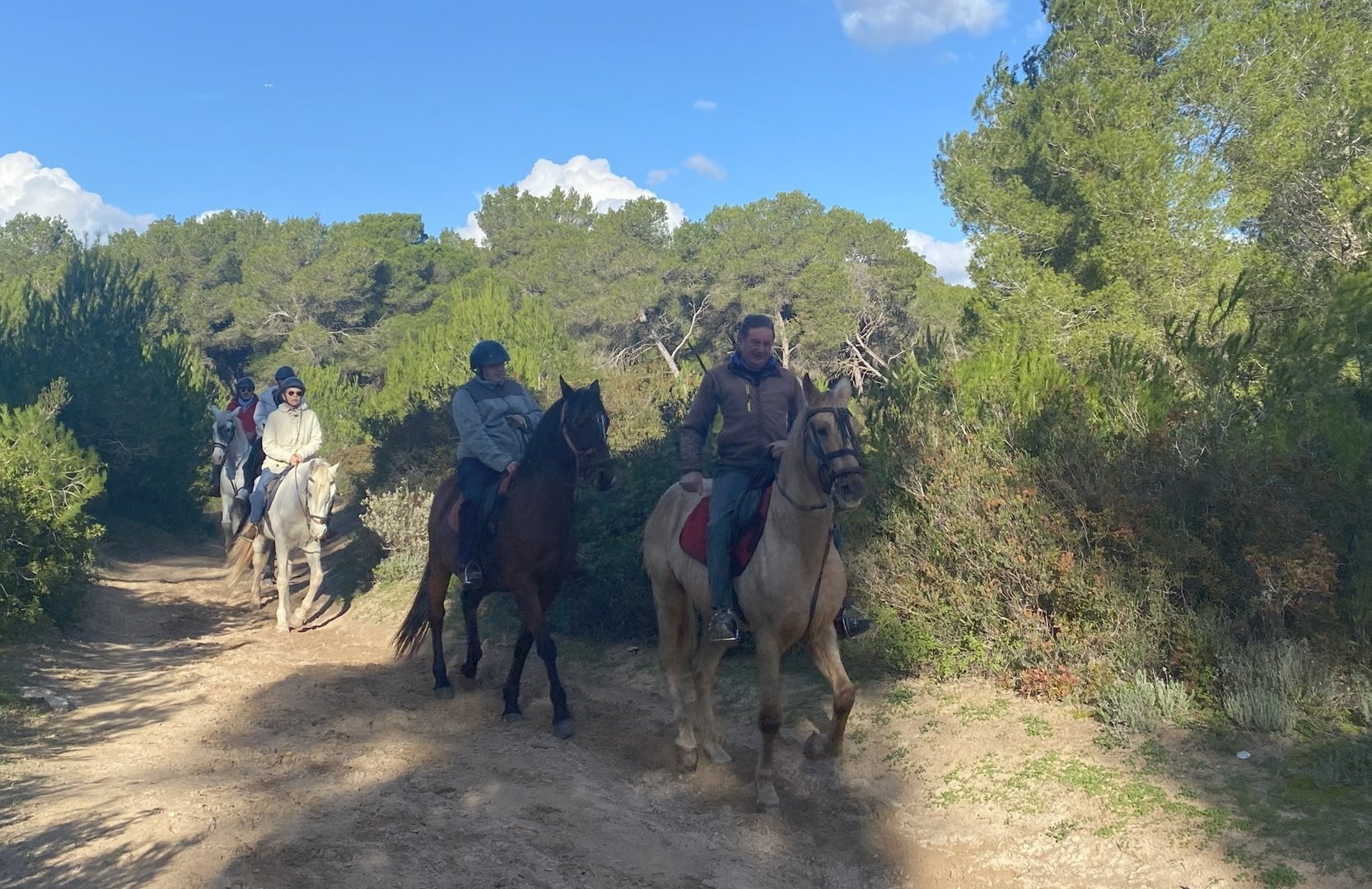 paseo a caballo por mallorca