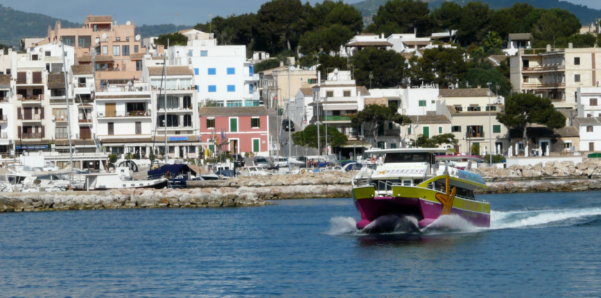 paseo en barco con visión submarina