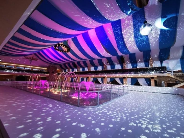 pista patinaje en mercadillo de son amar