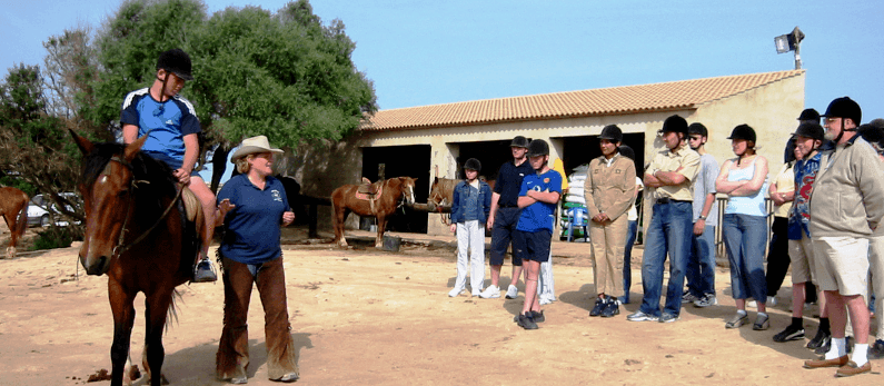 aprender a montar a caballo