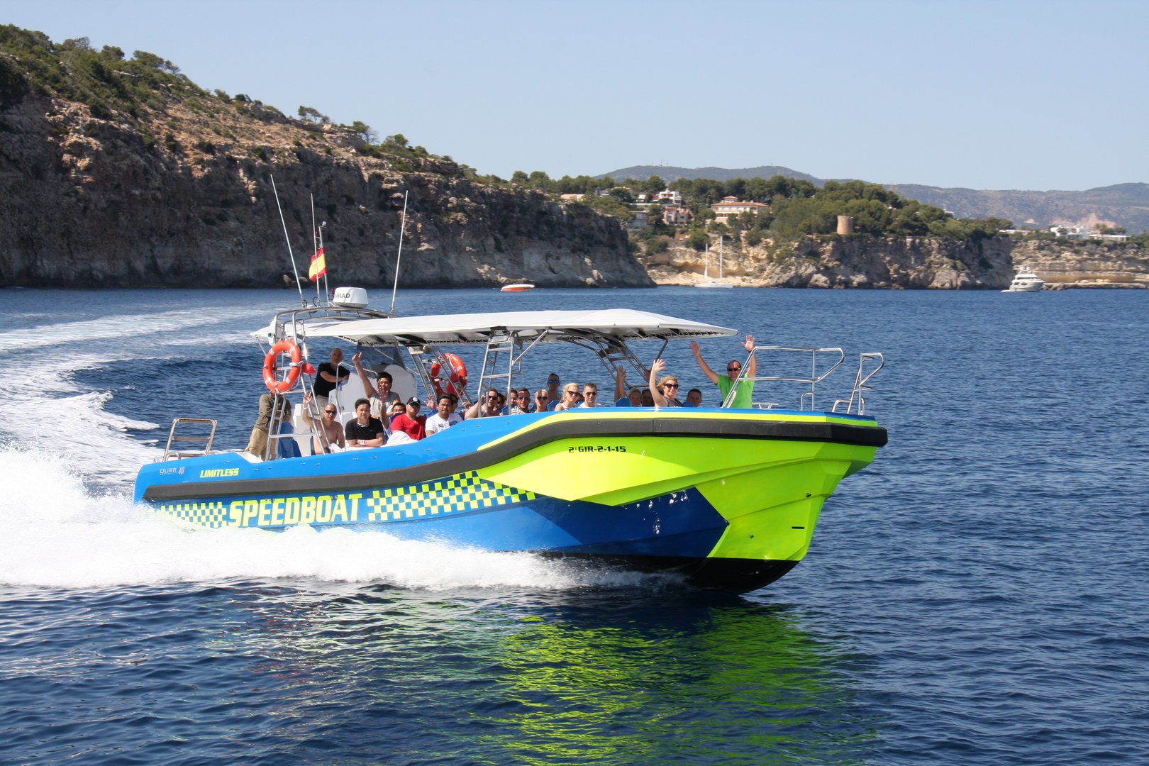 paseo en speedboat en mallorca