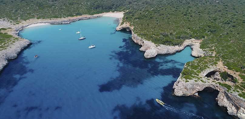 view of mallorca's best coves