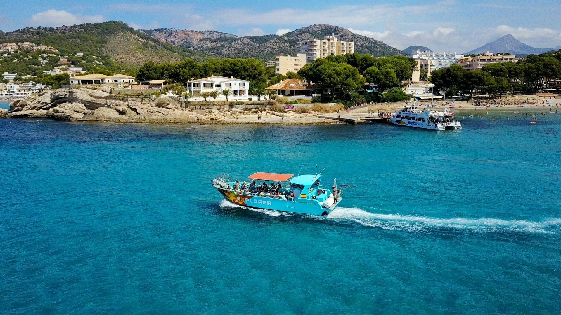 cove where we stop on the excursion