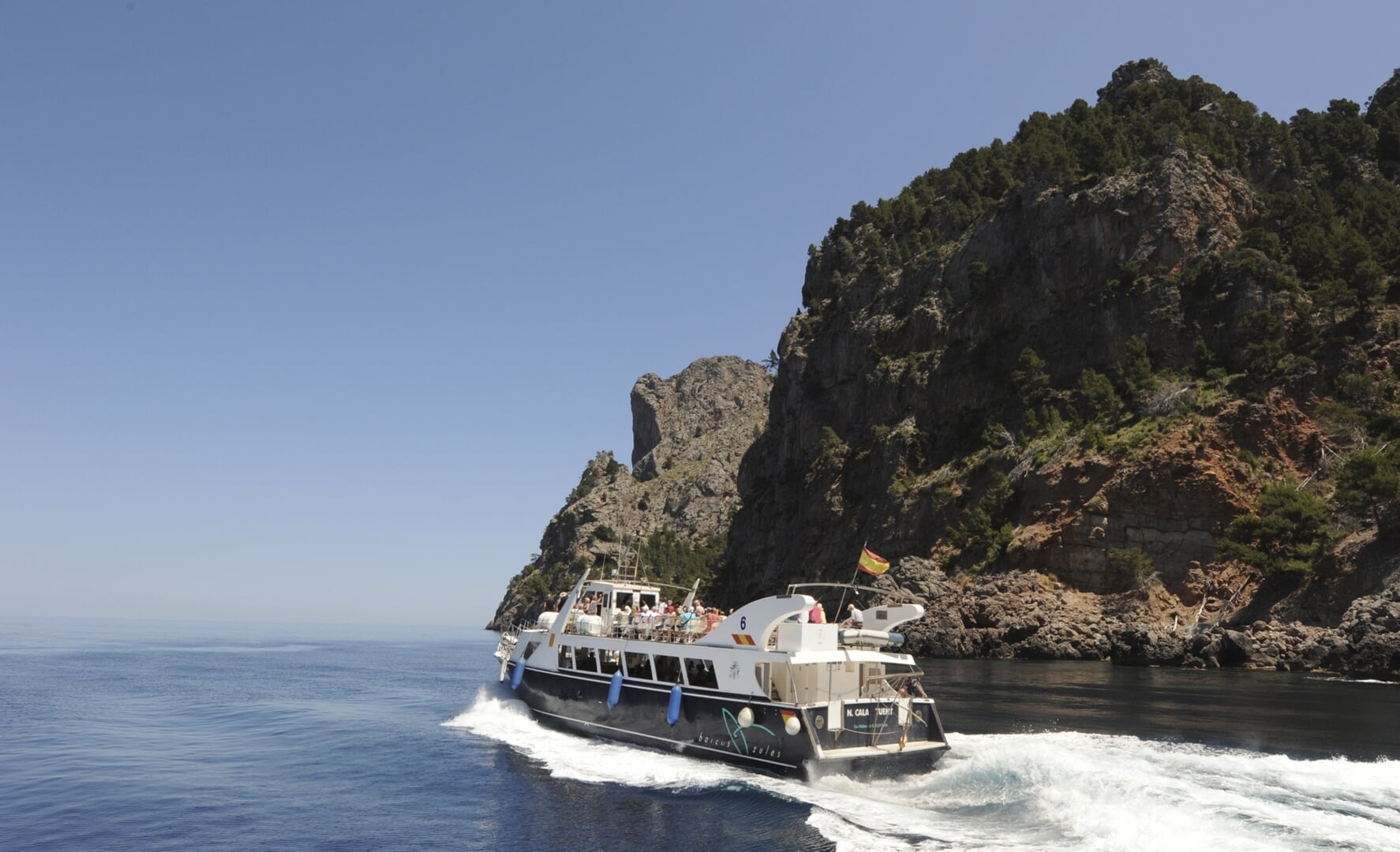boat along the coast