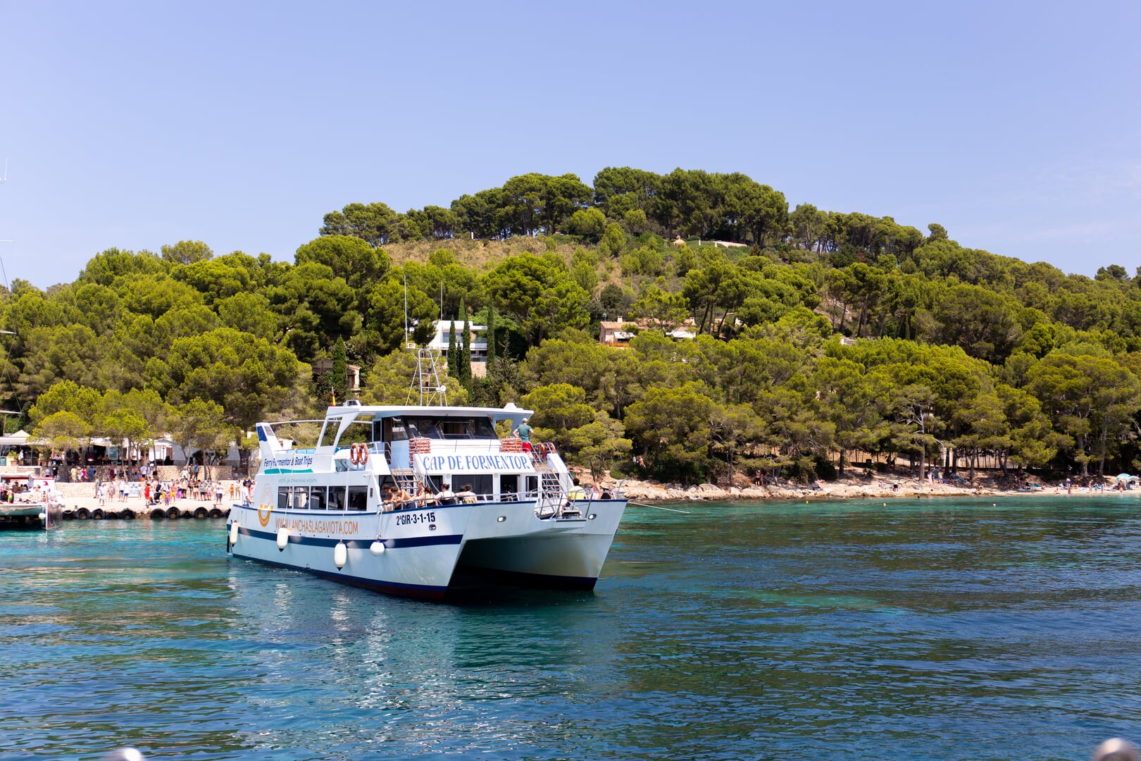 swimming stop during the excursion