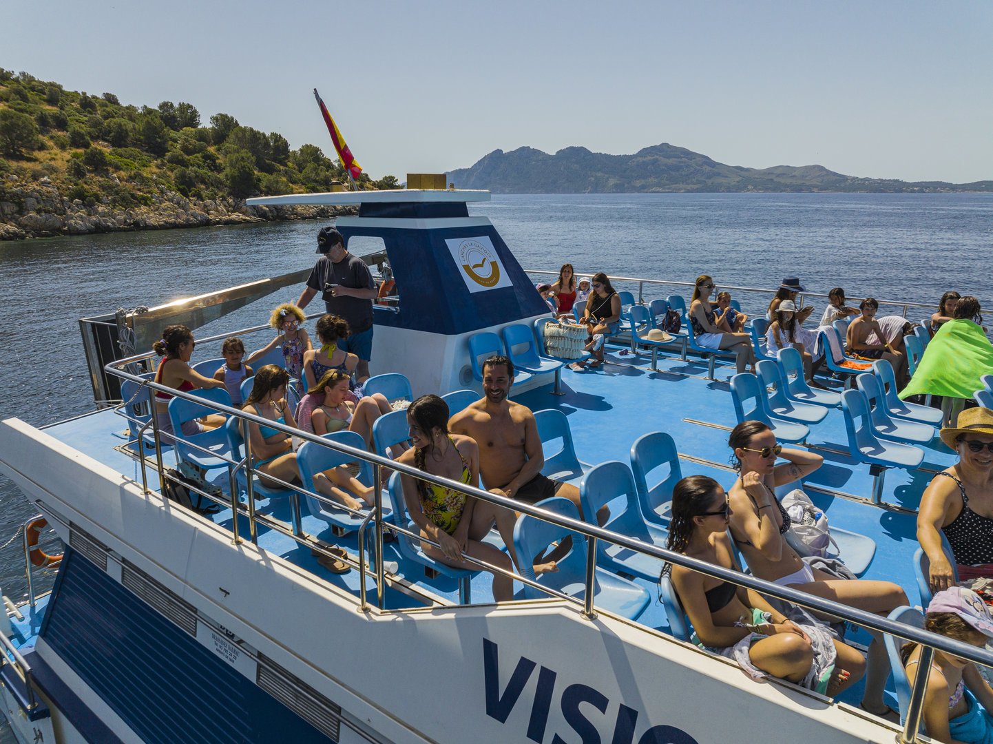 Stunning views leaving Pollenca bay