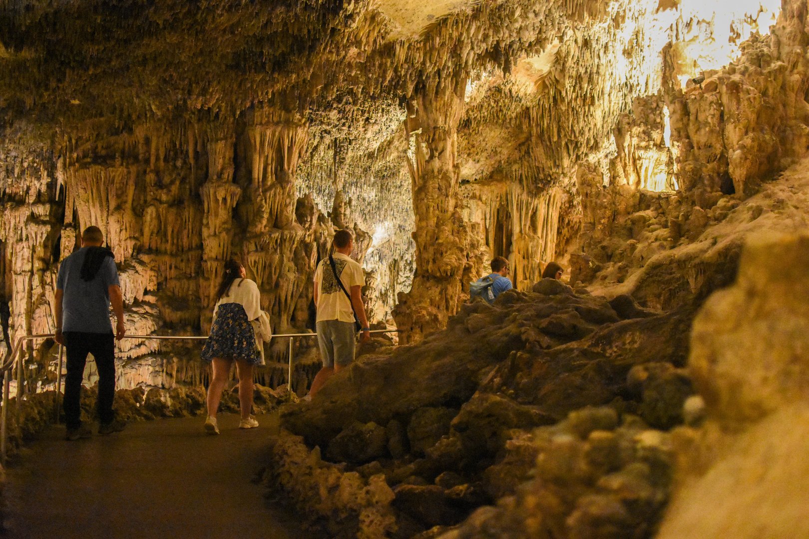 Caves of drach tour inside
