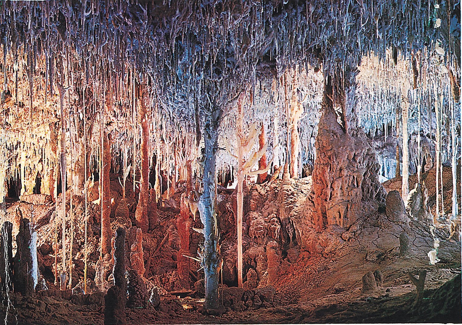 inside caves