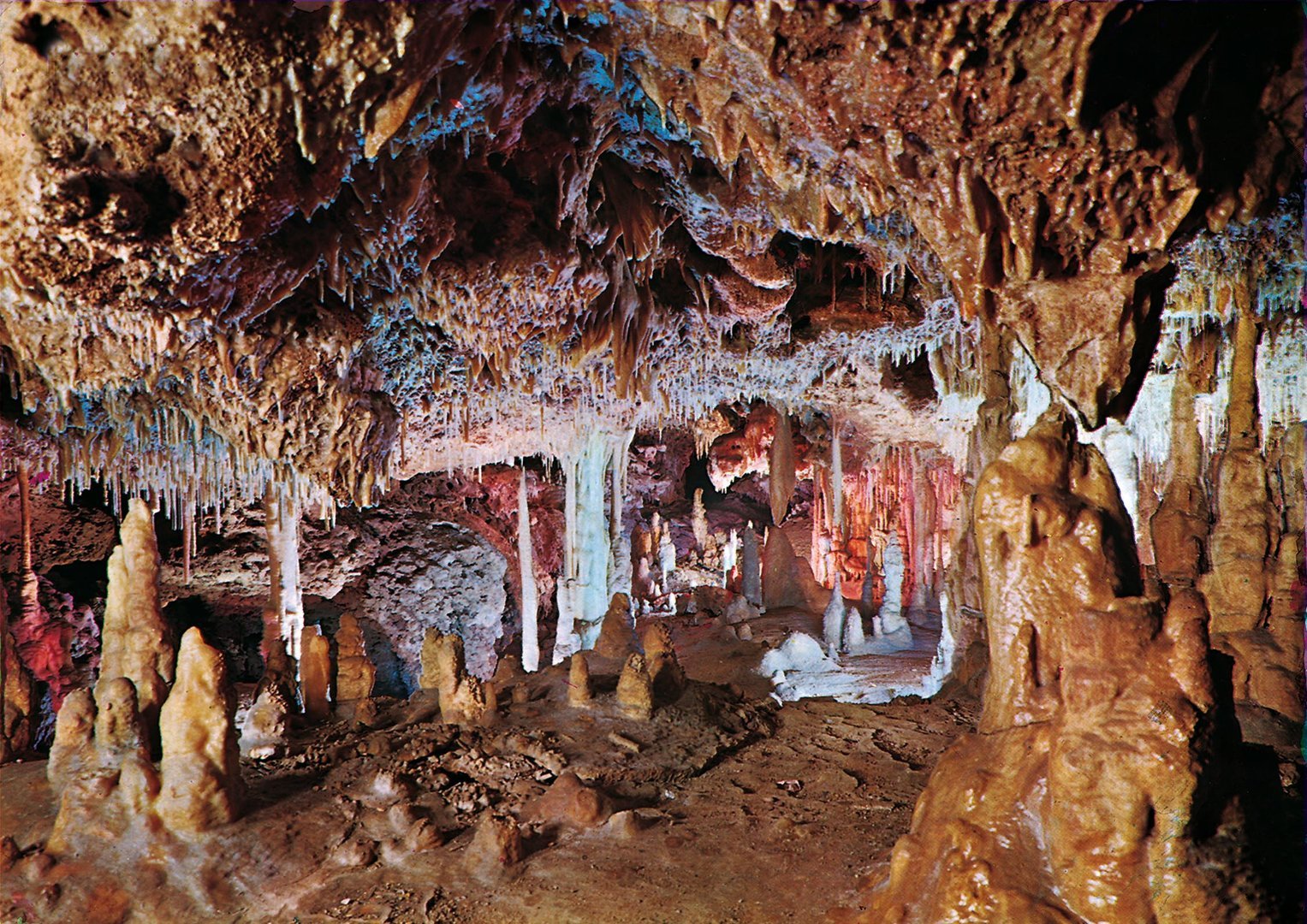 room inside the caves