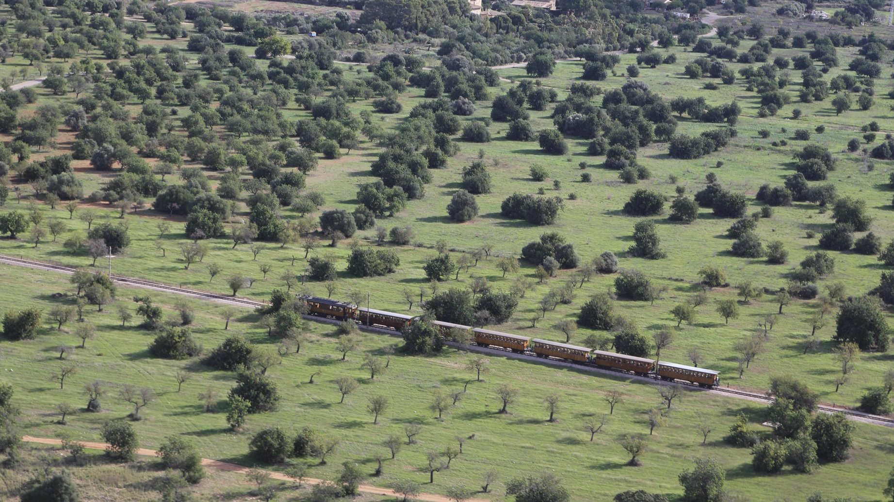 Train trip on the day trip to soller from palma