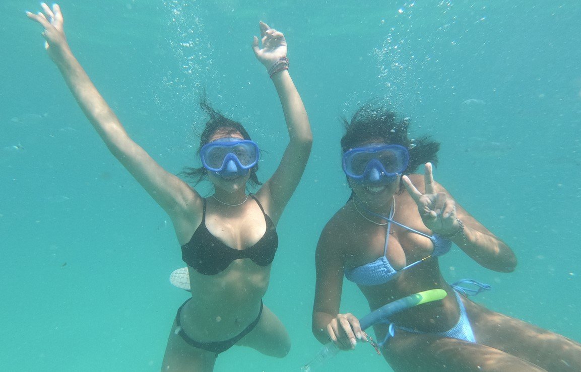 snorkelling