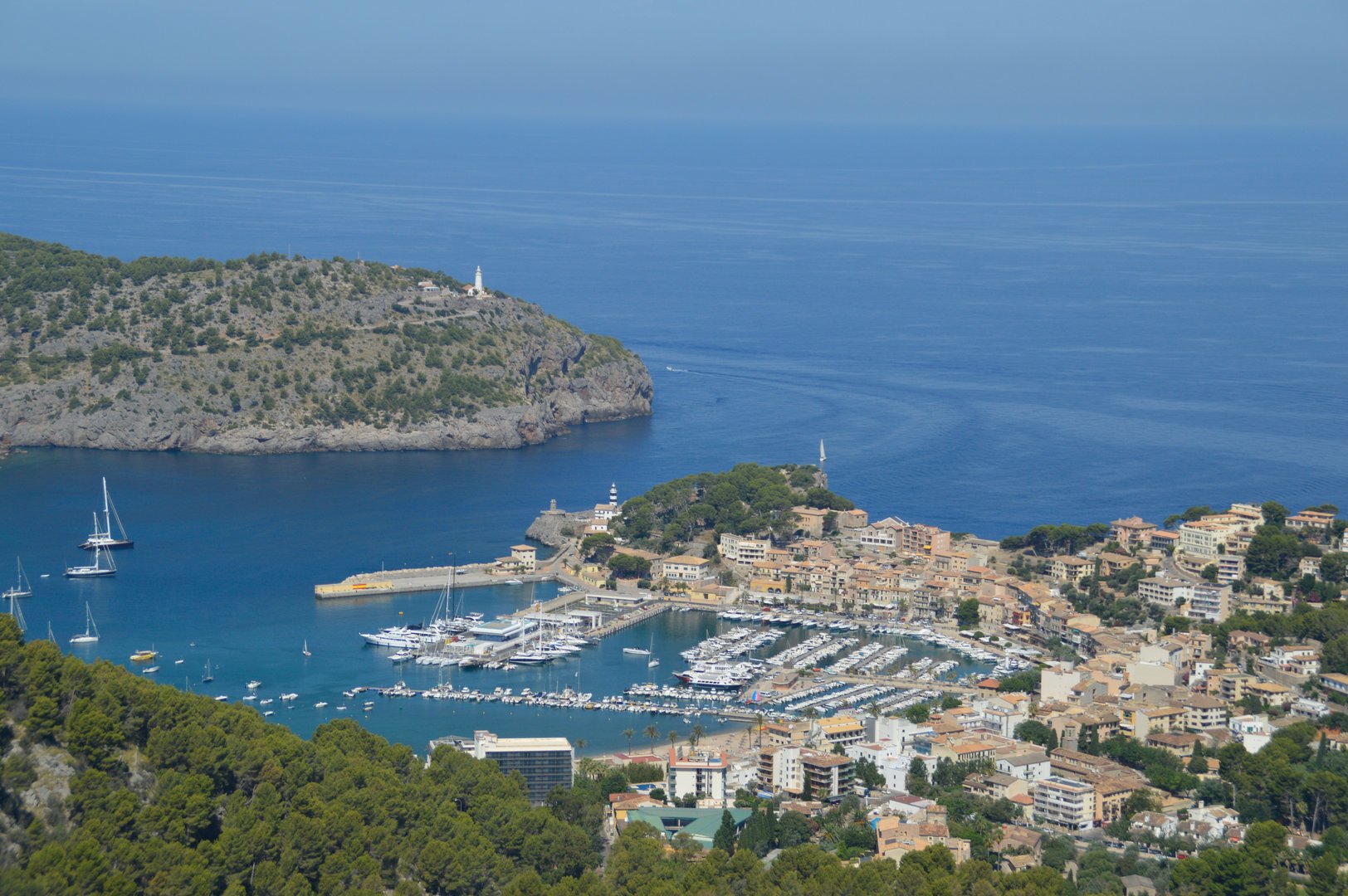 port from the helicopter