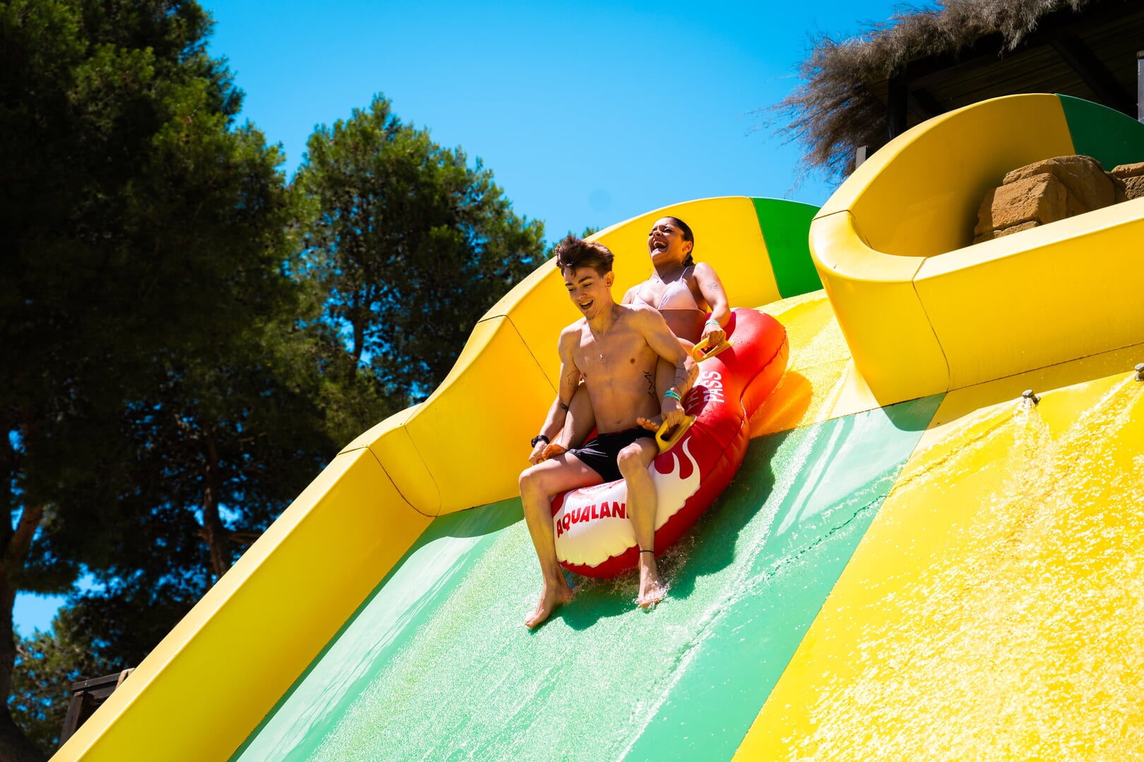 Highest slides at Aqualand