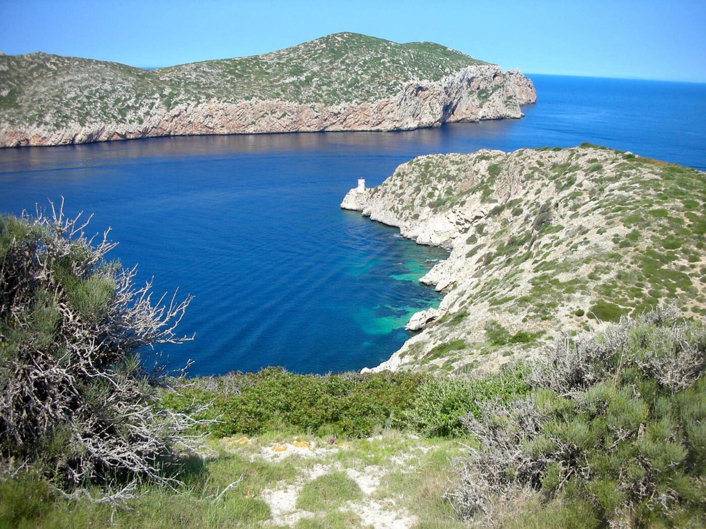 vistas desde lo alto a cabrera