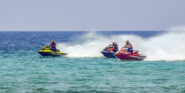 Enjoying the Jet Boat