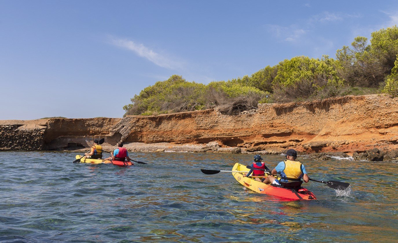 ruta en kayak por Alcanada